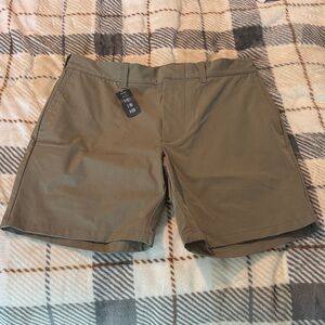 J. Crew Men's Brown Flat Front Shorts
